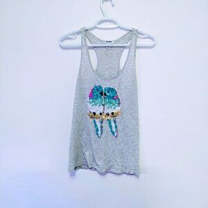 Old Navy Sequin Love Bird Tank